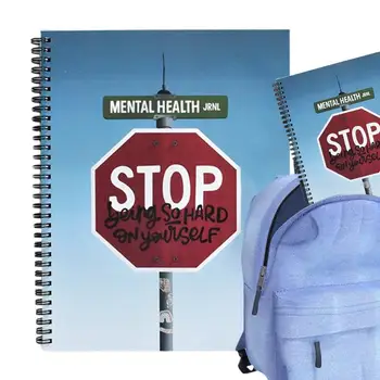 Žurnalo pranešimų knyga Išplėstinis elegantiškas dienoraščio sąsiuvinis mokyklinėms prekėms Savidisciplinos dienoraštis psichinei sveikatai pagerinti