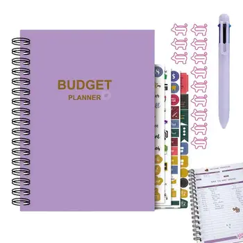 Mėnesio biudžeto planavimo priemonė Nešiojamas ir praktiškas biudžeto planavimo priemonė Knygų biudžeto planavimo priemonė ir knyga apima finansinius tikslus kas mėnesį