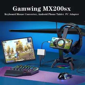 RGB Light Gamwing MX2000 Mobilus Bluetooth žaidimų valdiklis Klaviatūros pelės keitiklis, skirtas Android Telefonas Planšetinis kompiuteris PC PD / QC greitas įkrovimas