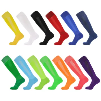 Profesionalios futbolo kojinės vyrams neslystančios rankšluosčiu pado sportinės kojinės virš kelių aukštos kojinės Neslystanti smūgių absorbcija