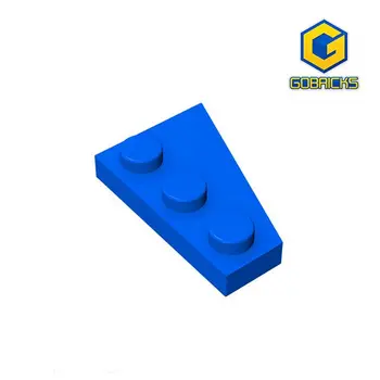 Gobricks GDS-546 pleištas, plokštė 3 x 2 Kairėje suderinama su LEGO 43723 vaikiškų žaislų dalys Surinkite statybinius blokus
