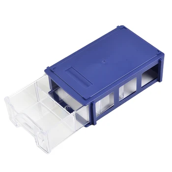 1PC Sudedamos plastikinės aparatūros dalys Laikymo dėžės Komponentų varžtai Įrankių dėžė Įrankių dėžė Laikymo dėžutė Elektroninių dalių varžtų organizatorius