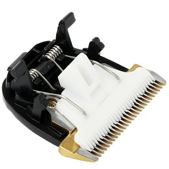 Profesionalios naminių gyvūnėlių žirklės Elektrinis plaukų kirpimo mašinėlė Žoliapjovė Šunų pjovimo staklės Keraminis titano peilis skirtas RFCD-9100 9600