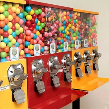 naujo verslo burbulo gumos saldainių bouncy ball pardavimo automato pardavimas
