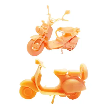 1:64 Diorama gatvės motociklų modelis Kolekcionuojami daiktai Mini transporto priemonės Žaislai mikro peizažams Lėlių namelio fotografija Rekvizitų išdėstymas