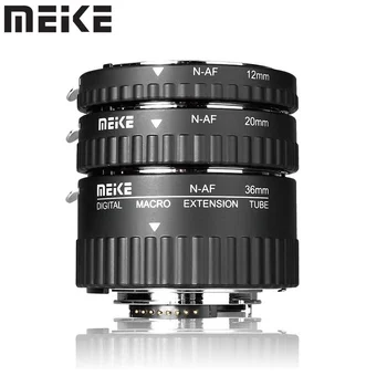 Meike MK-N-AF1-A automatinio fokusavimo makro prailginimo vamzdelio komplektas skirtas Nikon F laikikliui D850 D780 D750 D3500 D3400 D5600 D7500 D7200 D7100 D80