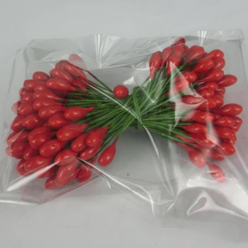 Didmeninė prekyba dirbtinėmis mini gėlėmis Krūva w/Leaves for Wedding Favors Artificial Cherry Blossom Free Shipping