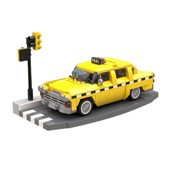Gobricks MOC idėja Miesto eismo tikrintuvas Kabina Statybinis blokas Kelių lenktynių rinkinys Transporto priemonės Lavinamosios kaladėlės modelis Žaislas vaikams