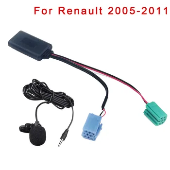 Car BlueTooth 5.0 Stereo Audio AUX Input Cable MINI Plug For Renault 2005-11 For Renault Espace For Kangoo For Clio 2005 To 2011